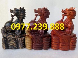 bán tượng rồng bằng gỗ