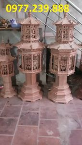 bán đèn thờ mái chùa bằng gỗ