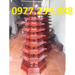 bán đèn thờ tháp chùa hương 9 tầng cao 127cm
