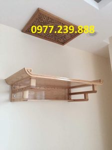 bàn thờ bằng gỗ sồi nga 61cm