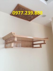 bàn thờ bằng gỗ sồi nga 81cm