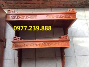 bàn thờ treo tường gỗ sồi nga 81cm