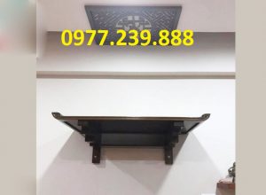 bàn thờ treo tường gỗ tần bì 69cm