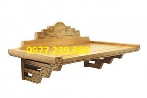 bàn thờ bằng gỗ sồi triện