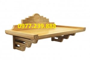 bàn thờ bằng gỗ sồi triện 69cm