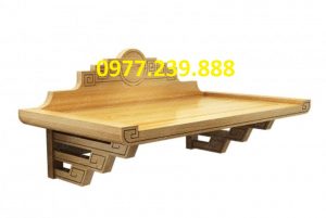 bàn thờ gỗ sồi trần