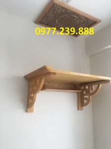 bàn thờ treo bằng gỗ sồi nga