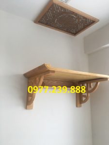 bàn thờ treo gỗ sồi nga 89cm