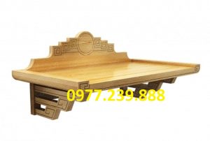 bán bàn thờ phật bằng gỗ sồi
