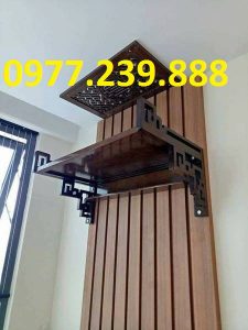 trang thờ bằng gỗ sồi nga 107cm