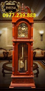 đồng hồ cây gỗ gụ cao 1,8m giá rẻ
