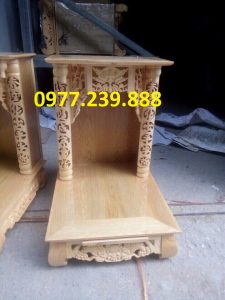 bàn thờ thần tài hiện đại gỗ 81cm
