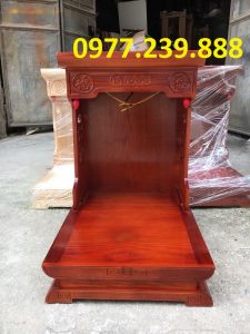 bàn thờ thần tài hiện đại gỗ pomu 48cm