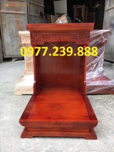 bàn thờ thần tài hiện đại gỗ pomu 56cm
