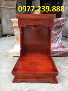bàn thờ thần tài hiện đại gỗ pomu giá gốc