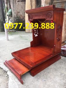 bán bàn thờ thần tài hiện đại gỗ pơmu 89cm