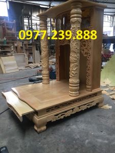 thần tài hiện đại gỗ hương 56cm