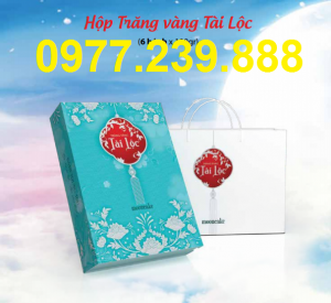 bánh Trung thu mới hộp trăng vàng tài lộc