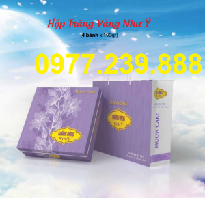 bánh trung thu cao cấp hải hà hộp như ý ở quầy giá rẻ