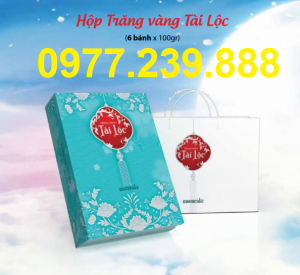 bánh trung thu cao cấp hải hà hộp tài lộc mua bán