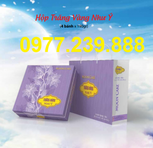 bánh trung thu hải hà hộp như ý ở quầy giá mua bán