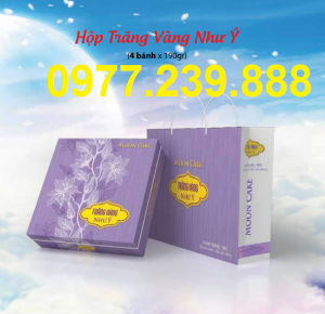 bánh trung thu hải hà hộp như ý ở quầy hà đông