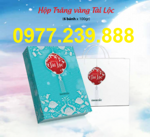 hộp bánh trung thu cao cấp hải hà haihaco tài lộc