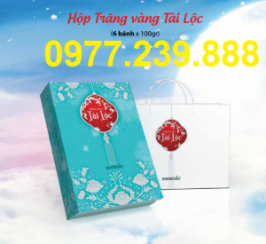 hộp bánh trung thu hải hà tài lộc làm quà